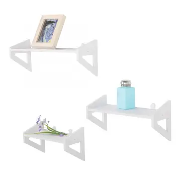 

3Pcs Wall Shelf Simple Floating Shelf MDF Floating Shelves Wall Display Storage Rack Home Furniture Decor Wall Hanging Shelf