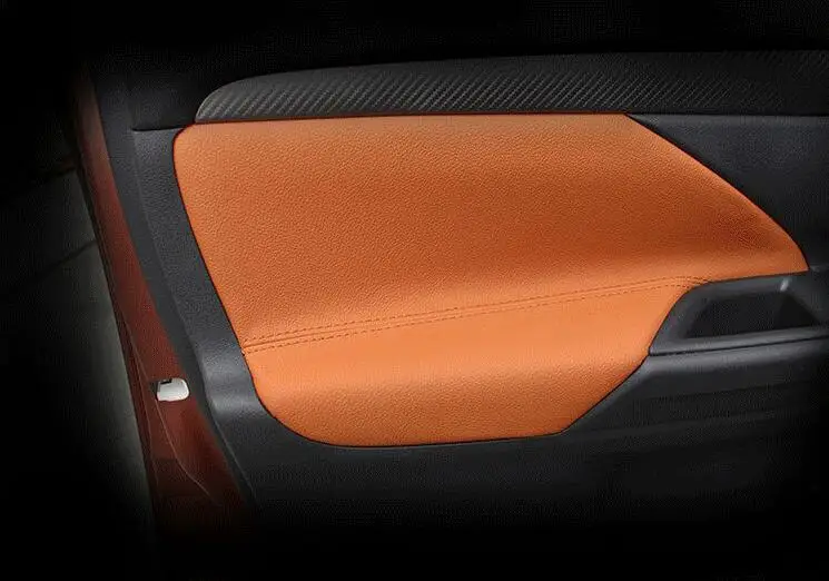Для Mitsubishi Outlander 2014 2015 2016 2017 2018 4 шт. интерьер автомобиля мягкая микрофибра кожаная