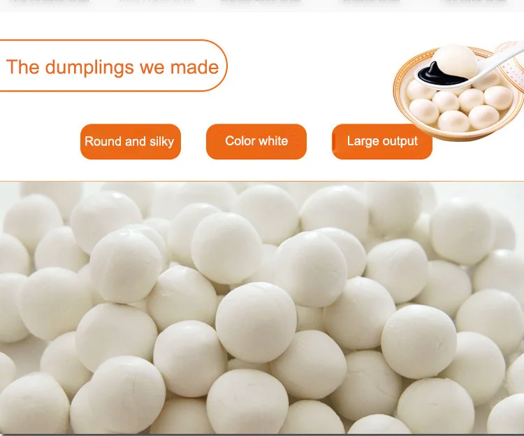 4000pcs/h Multi-function dumpling machine Commercial Tangyuan maker VFD-4000 Tangyuan automatic forming wobble pan machine 2200w