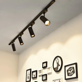 

Hartisan Adjustable LED Track Light Loft Industrial Decor Spotlight 7W Rail Light Wall Lamp for Clothes Store Shop Lighting