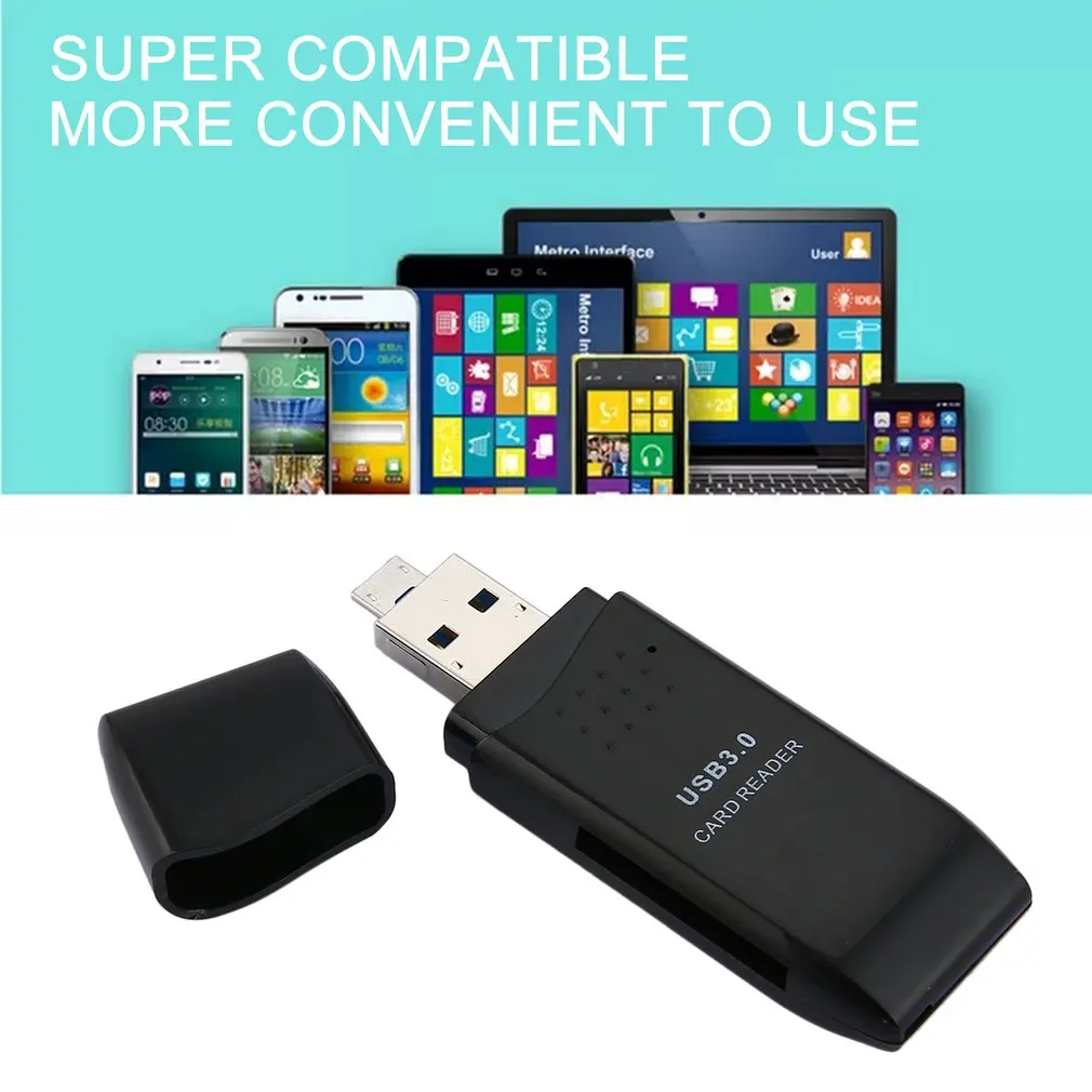 USB3.0 Card Reader Portable Memory Card Reader Multi 2 In 1 Otg Phone Card Reader For Computer Laptop Accessories USB3.0 Card Reader Portable Memory Card Reader Multi 2 In 1 Otg Phone Card Reader For Computer Laptop Accessories