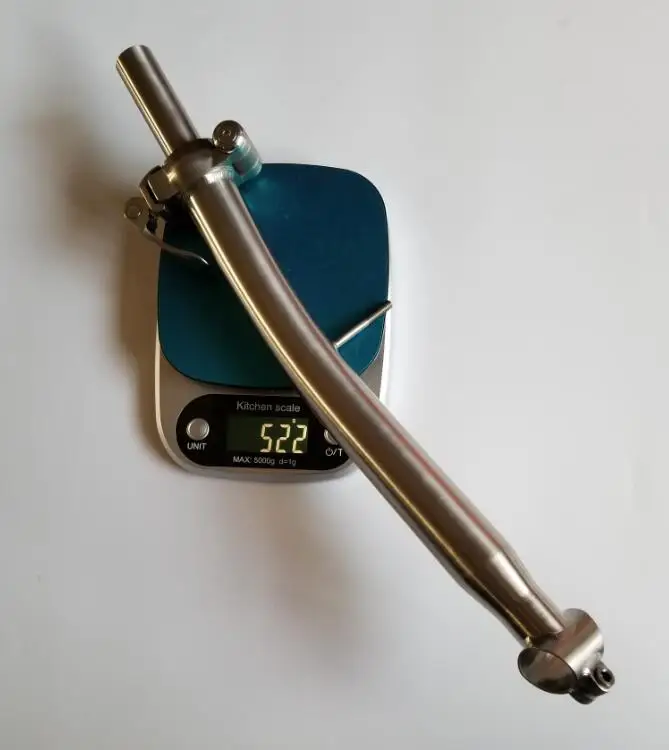 Титановый S стержень для Brompton для 25,4 мм handbar