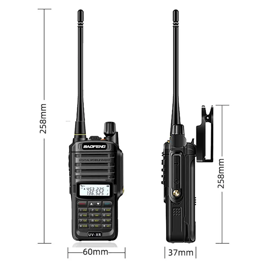 BaofengWalkie Talkie potente UVXR, 10W, set de radio CB portátil de