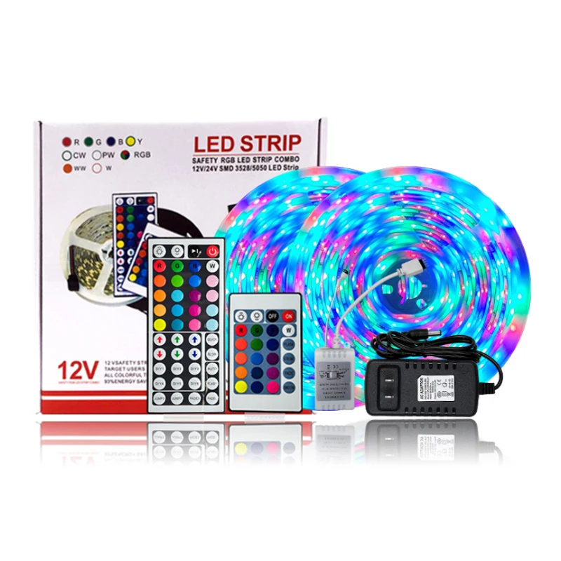 LED Lights With 2835RGB Colorful Low Voltage 12V Waterproof 60 10 Meters Soft Color Box Set | Лампы и освещение