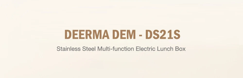2L 111 DEERMA DEM-DS21S из нержавеющей стали, Электрический Ланч-бокс, многофункциональный, быстро нагревается, трехслойный, анти-обжигающий, портативный