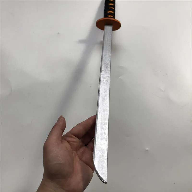 Espada de madera de 80cm, Katana de entrenamiento de lucha, cuchillo  samurái Vs Ninjas, accesorios de colección de decoración artesanal -  AliExpress