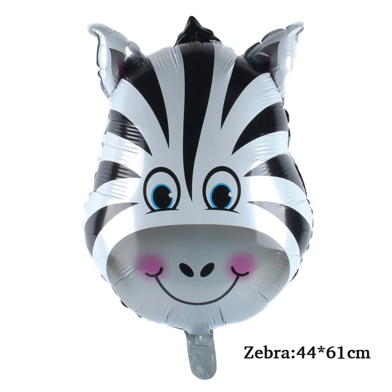 big ballon5 X 1pcs Джунгли животных Слон Лев Обезьяна Жираф Зебра тематические праздничные бумажные чашки на тему Зоопарка Дети День Рождения Декор одноразовая посуда - Цвет: big ballon5 X 1pcs