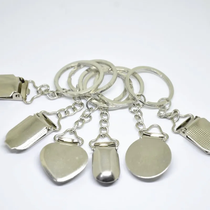 30 шт. металлические подтяжки держатели для сосок зажимы с брелоком Пряжка