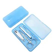 4 шт./компл. углеродного Сталь клиппер маникюрный педикюрный Ножнички для ногтей пинцет, ногти для ног "францзуский маникюр" Резак Мини триммеры кусачки для маникюра инструмент