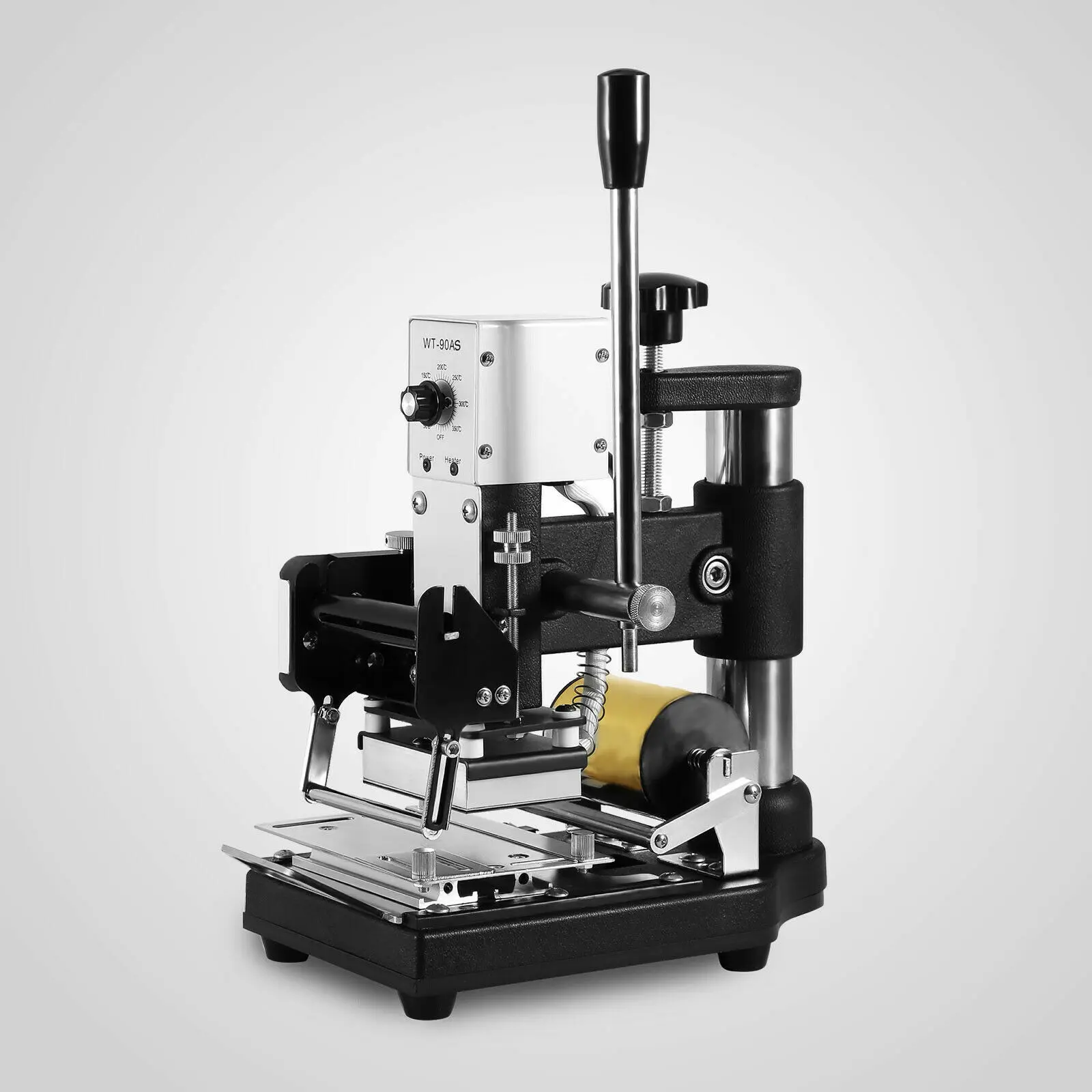 

Hot Foil Stamping Machine Manual Tipper Stamper Bronzing for PVC ID Credit Card with a Free Foil Paper