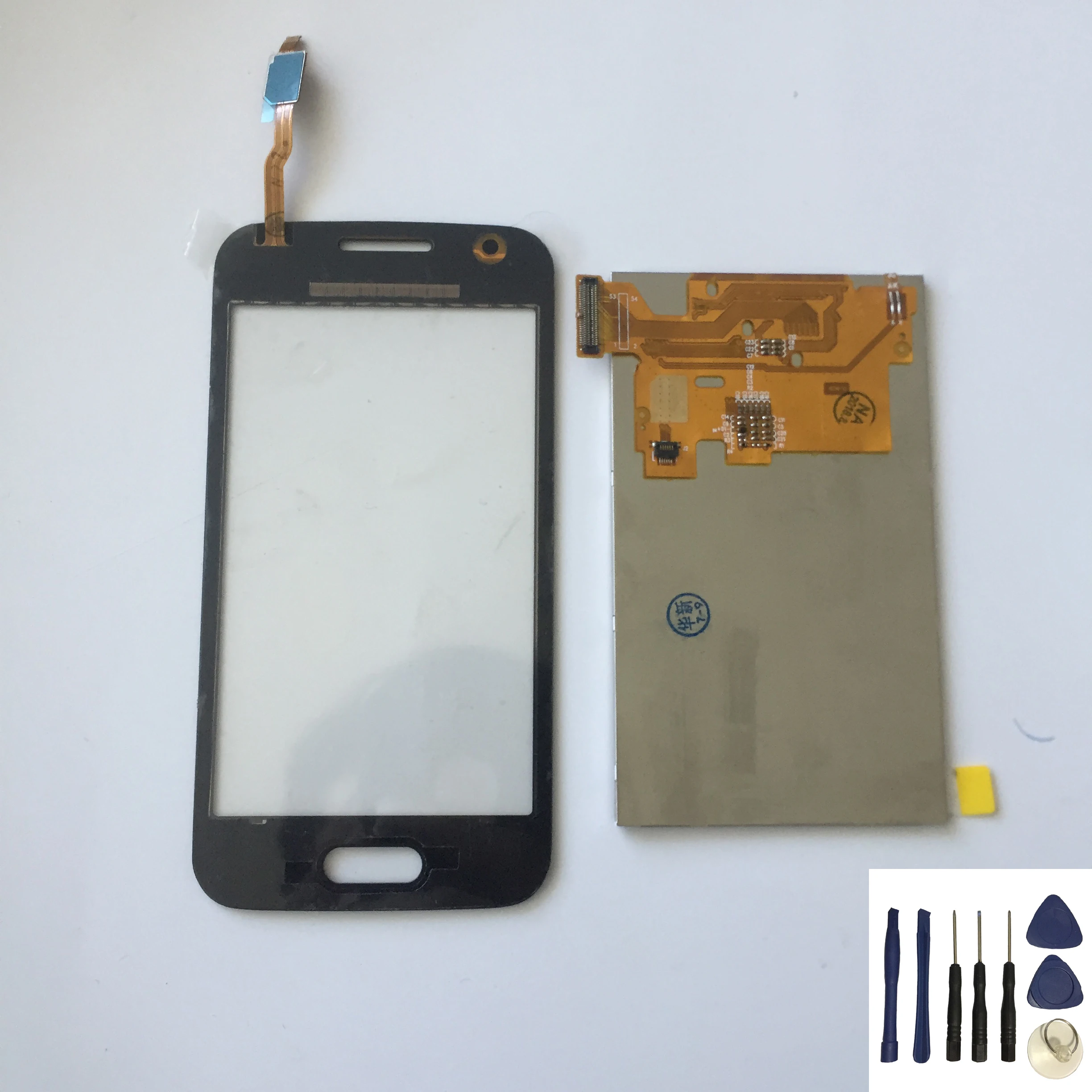 Панель сенсорного экрана для Samsung Galaxy Ace 4 Duos G313H (не G313f) черно белая панель с ЖК