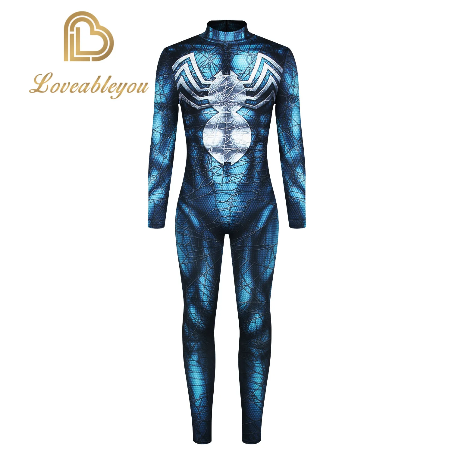 Ядом Косплей Костюм Человек-паук Zentai костюм облегающие костюмы спандекс комбинезон Лайкра Полный боди костюм на Хэллоуин