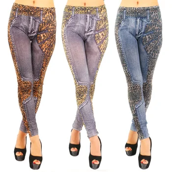 

Womens Skinny Jeans High Waist Slim Leggings Denim Stretchy Jeggings Seamless Pants