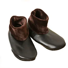 Женские носки-тапочки; сезон осень-зима; домашняя нескользящая обувь; мягкая резина