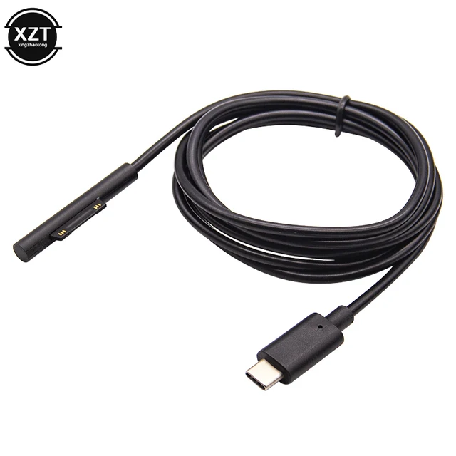 Ladekabel für USB-C-PD-Netzteil Typ C für Microsoft Pro 4/5/6 Surface Go W3O6 Ladekabel für USB-C-PD-Netzteil Typ C für Microsoft Pro 4/5/6 Surface Go W3O6