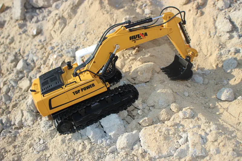 HUINA 1331 1/16 2,4G RC заряжаемый Электрический экскаватор модель инженерные копания игрушки