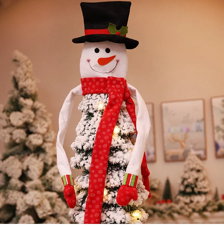 Макушка для новогодней елки Санта-Клаус, Рождественский Декор, Рождественская елка, украшение для дома, подарок на год