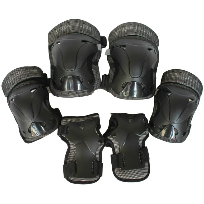 Adult 6 Pieces/set Elbow Wrist Protector Set Men Roller Skates/ski