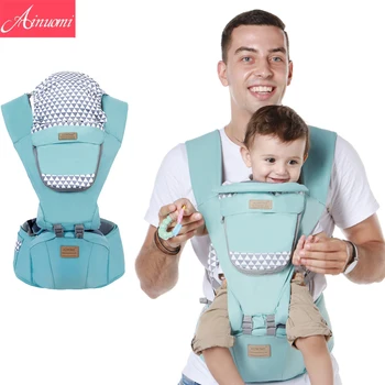 

AINUOMI Sling for Newborns Ergonomic Baby Carrier Infant Hip Seat Carrier Baby Kangaroo Sling Front Facing Backpacks for Baby