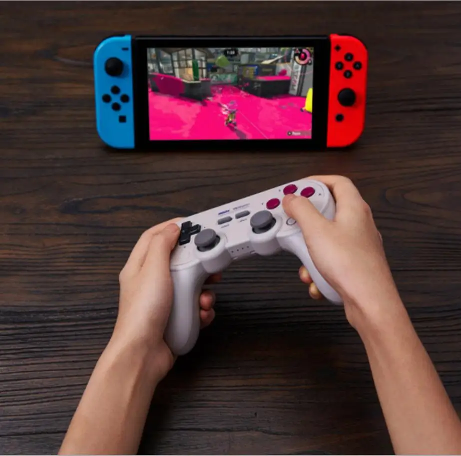 SN30 pro plus 8BitDo SN30 PRO + Windows  ̽ƽִ Bluetooth  е  Ʈѷ ȵ̵ macOS Nintendo Switch Joypad