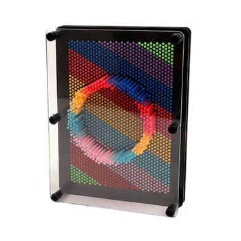 

3D Plastic Pin Antistress Art Clone Hand Shape Model Kid Toys Pinscreen Needle Board Sculptures Painting Carving Pinart Gift (20