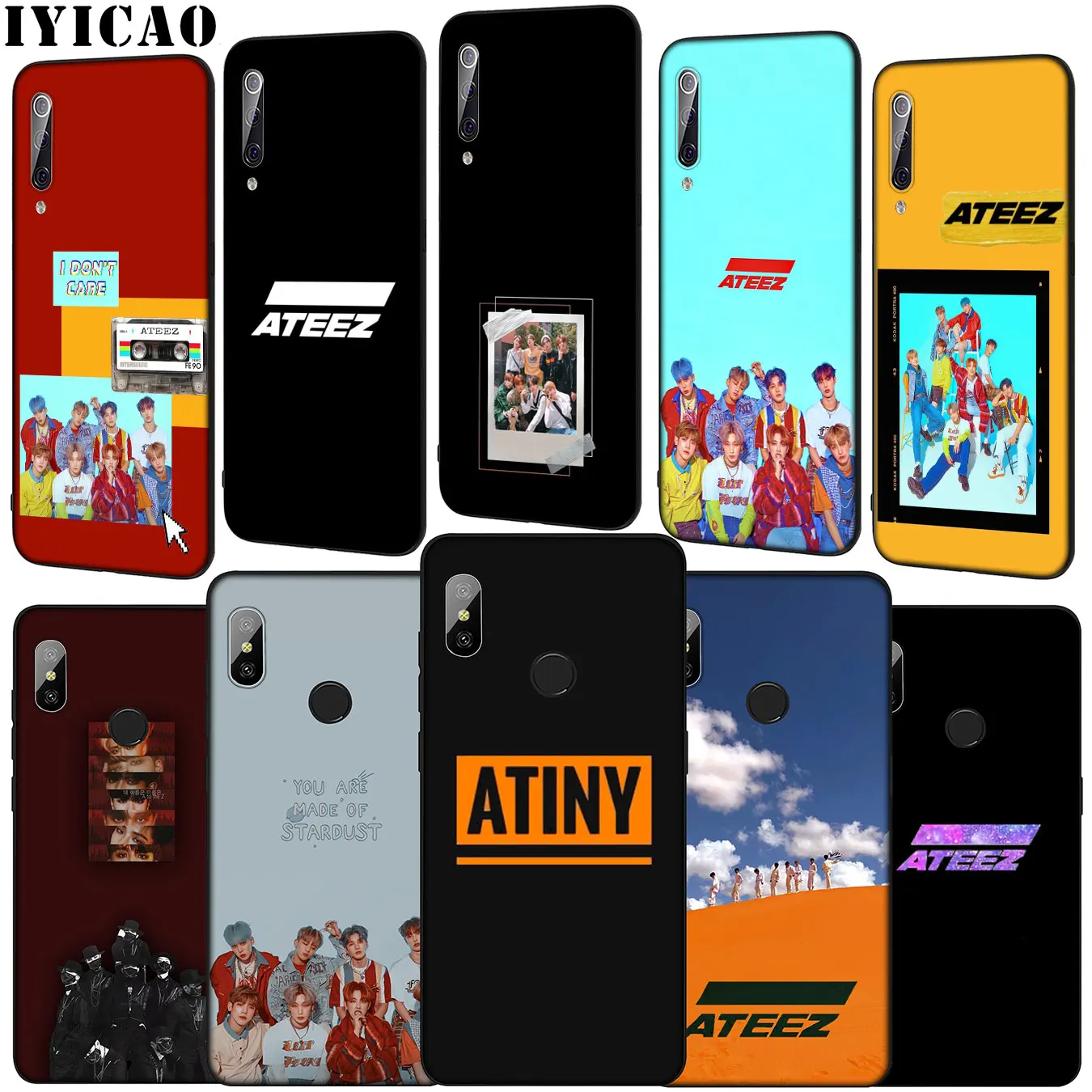ATEEZ HongJoong мягкий чехол для телефона Xiaomi mi 9 9T A3 PRO CC9 CC9E 8 A2 Lite A1 6 6X 5X f1 макс 3 |