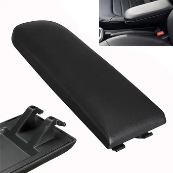 

Black Leather Center Console Armrest Cover Lid Base For Cars Golf MK4 Beetle