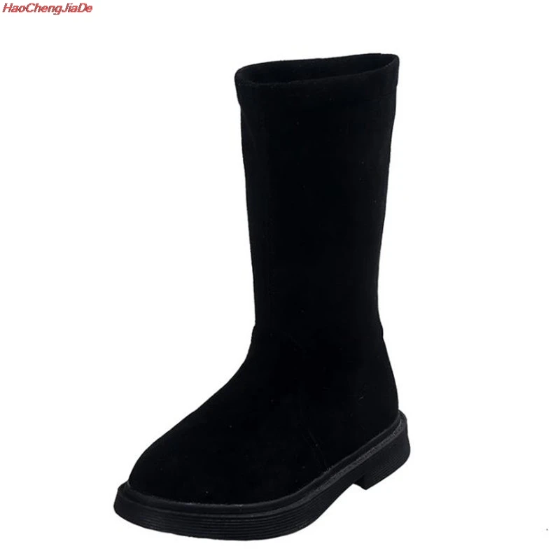

Children's Boots Autumn New Girls Princess suede High Boots 4-11 Years Old Korean version of the British style