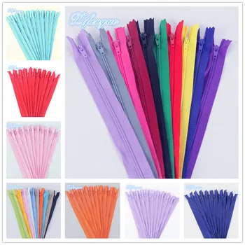 

10pcs 3# closed nylon coil zipper (16 inches) 40CM tailor sewing process multi-color optional
