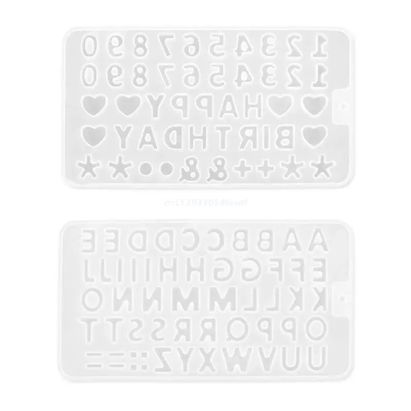 Crystal Epoxy Resin Mold Alphabet Letters Number Symbol Ornament Silicone Mould Dropship | Украшения и аксессуары