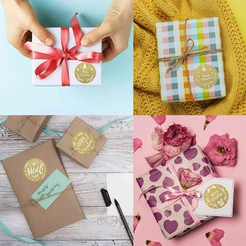 

Merry Christmas Sticker Seal Labels Christmas Gift Decoration Sticker For Wedding Package Stationery Sticker