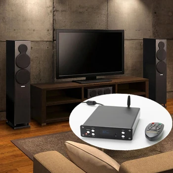 

2020 STA326 Bluetooth Subwoofer Amplifier OLED 2.1 Power Amplifier Bluetooth CSR8675 5.0 Optical Coaxial USB Input 30Wx2+60W
