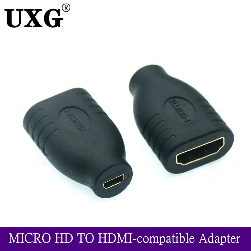 

Профессиональный конвертер HDMI-совместимый, черный, Стандартный, HD, разъем типа A на Micro HDTV, Тип D, гнездовой адаптер Mayitr