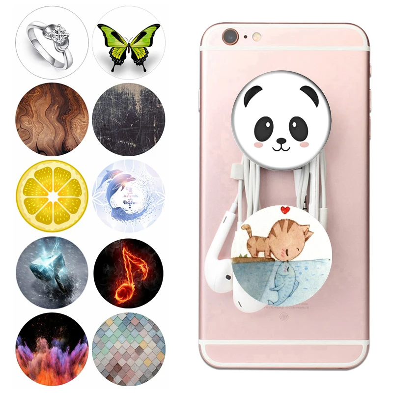 Panda Cute popsoket, держатель для телефона, круглый стол и планшеты, смартфон, кольцо на палец, подставка, Карманный держатель