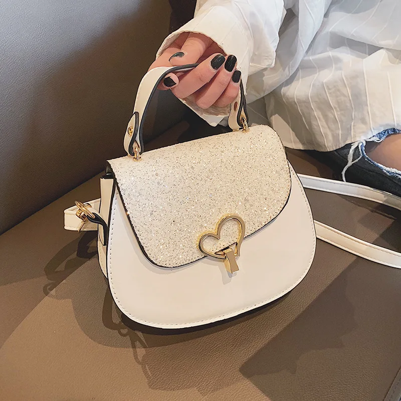 

2019 Summer New Style CHIC-Style Fashion Saddle Bag WOMEN'S Messenger Bag Single-shoulder Bag Casual Handmade Bag