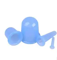 4Pcs Silicone Vacuum Cupping Set Health Cups Opener Moisture Absorber Pull Family Back Massager Anti Cellulite Chinese Therapy 2
