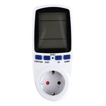 

KWE-PMB01 Plug Socket Digital Voltage Wattmeter Power Consumption Watt Energy Meter AC Electricity Analyzer Monitor