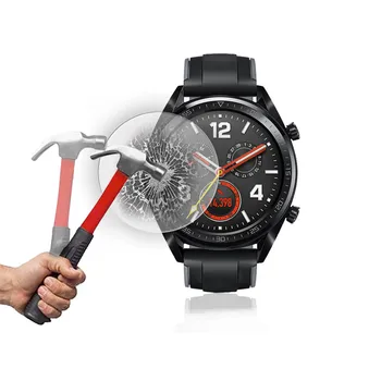 

#30 9H Hardness HD Clear Tempered Glass Screen Protector for Huawei Watch GT 0.3mm 9 H Smart Watch Protective Film