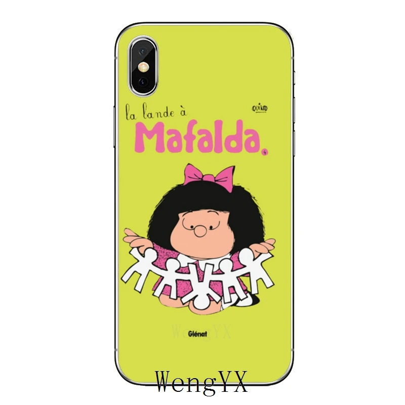 Мультфильм Mafalda для Xiaomi Redmi Note 6 5 5A 4 3 pro S2 5 plus 6A 4A 4x Pocophone F1 чехол - Цвет: Mafalda-A-06