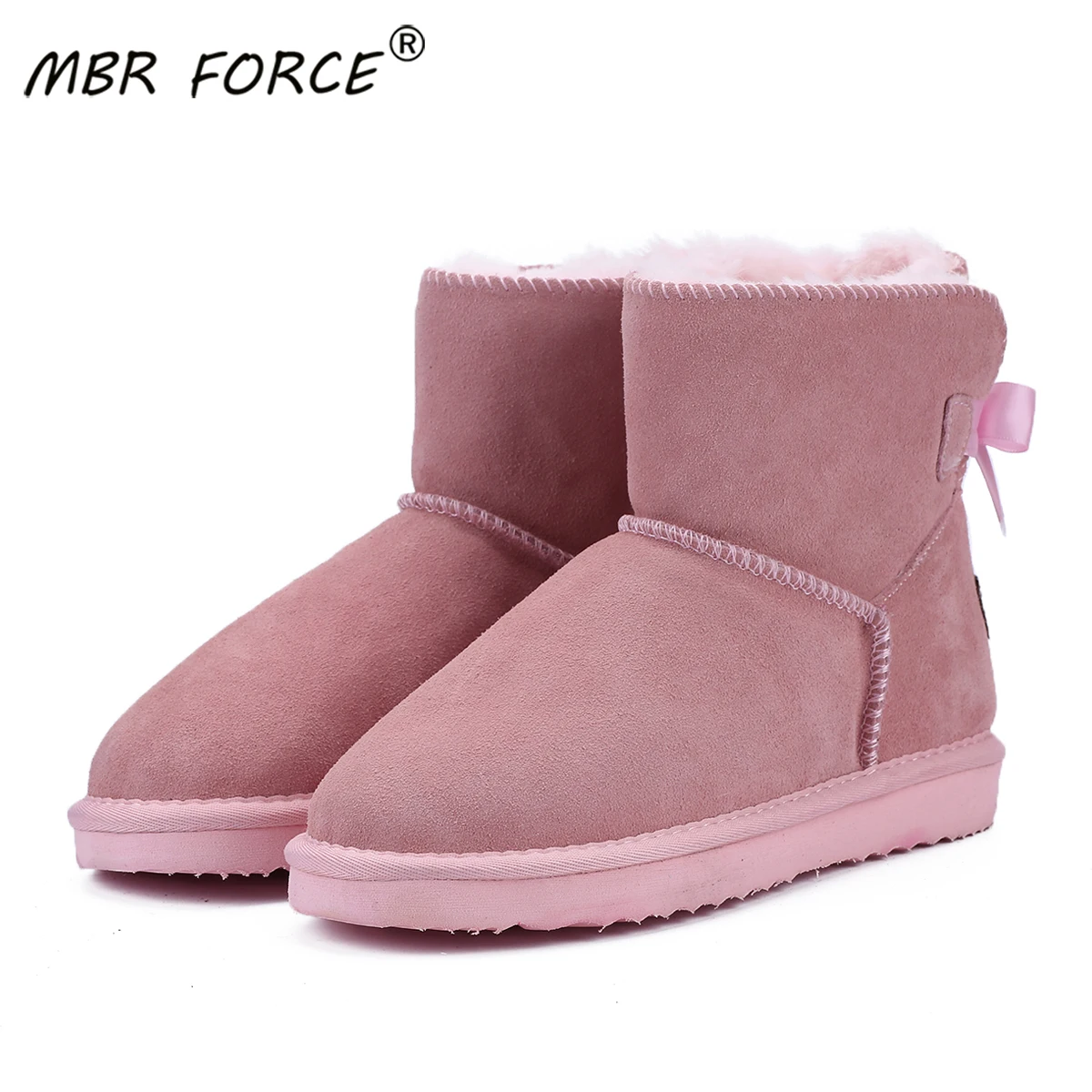 MBR FORCE/классические женские теплые зимние ботинки Зимние Женские из натуральной