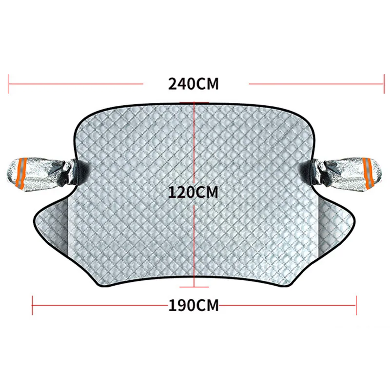 Универсальное автомобильное лобовое стекло снежное покрытие магнитное автомобильное ветровое стекло снежные Чехлы солнцезащитный козырек град лед снег Блокировка Солнце Пыль Мороз защита