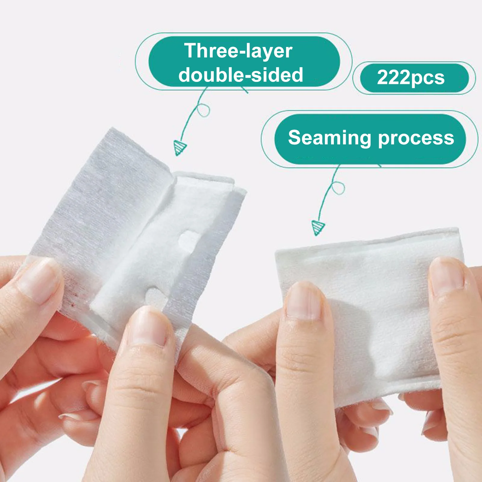 Disposable Stretchable Cleansing Makeup Cotton Wipes Thin Makeup Remover Pads Ultrathin Facial Cleansing Paper Make Up Tools
