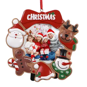 

Christmas Photo Frame Pendant Family Picture Keepsake Decor Home Party Christmas Tree Hanging Decoration Album Ornaments