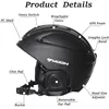 Professional CE Certification PC+EPS Adult Ski Helmet Men Women Skating Skateboard Snowboard Snow Sports Helmets with Goggles 3
