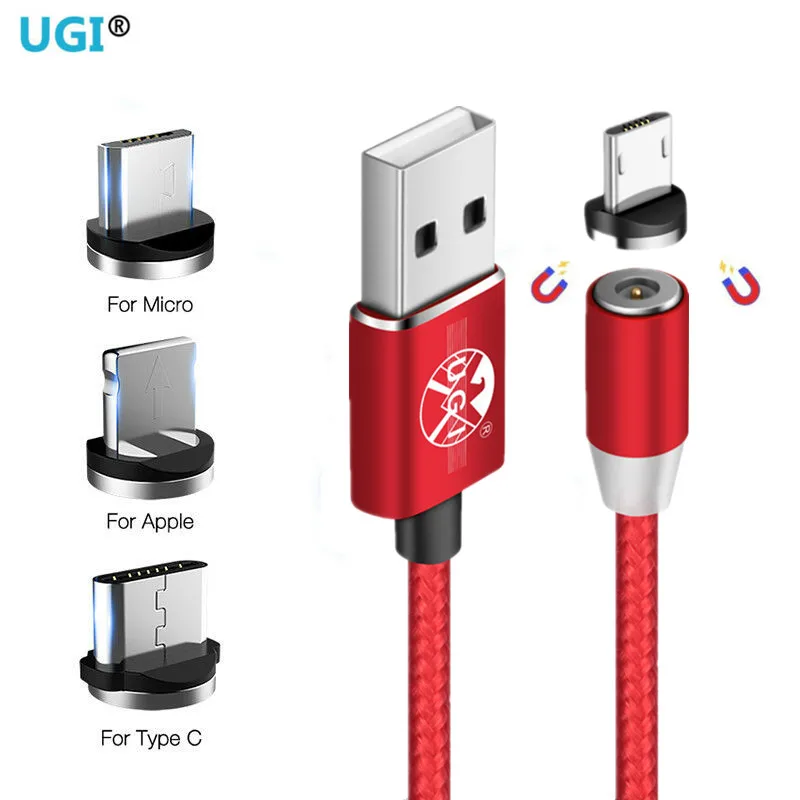 Новый Магнитный адаптер 2A зарядное устройство Micro USB iOS type-C кабель для быстрой