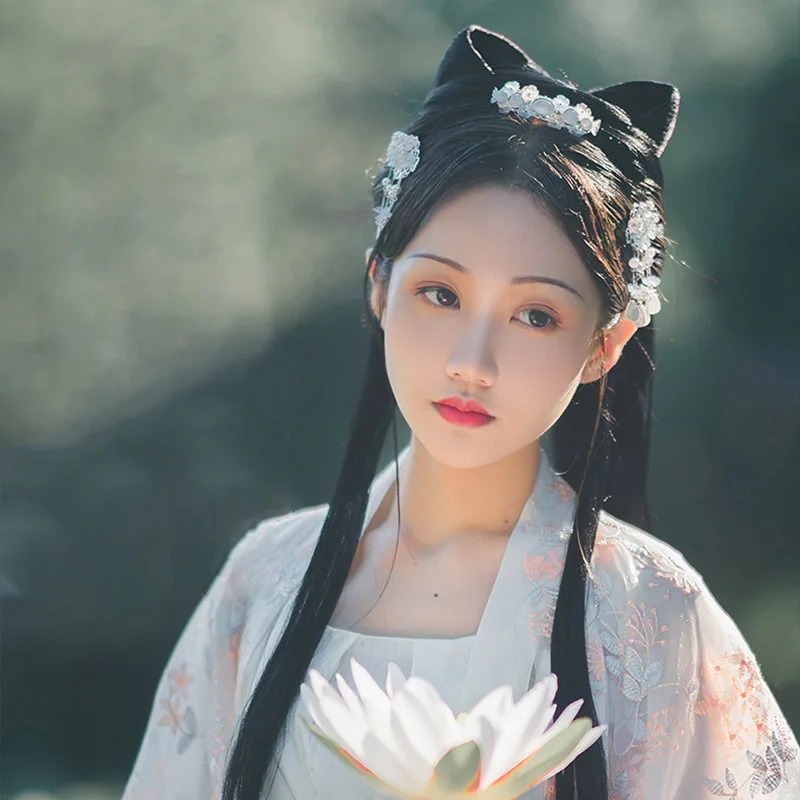 QIANJI Hanfu головной убор женский костюм кисточка шпилька древний стиль шпилька аксессуары Полный зажим для волос