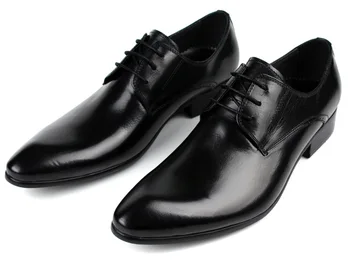 

Men's Shoes Lace-up Leather Shoes Men's Fashion Cattle Leather Shoes Lace-up Wedding Shoes Party Shoes