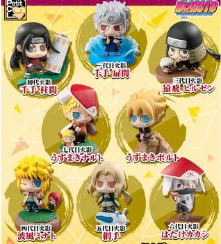 

8pieces/set Naruto Tsunade Hatake Kakashi Uzumaki Naruto Anime Action Figure PVC toys Collection figures for friends gifts