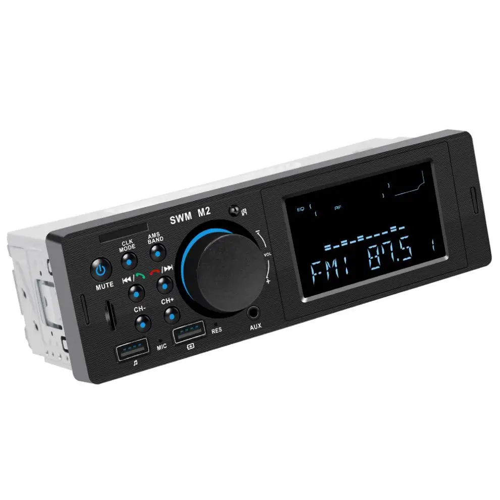 In-Dash Dual USB Bluetooth-compatible Multifunctional Car Stereo Radio FM  Aux Input MP3 Audio Player with Fast Phone Charging
