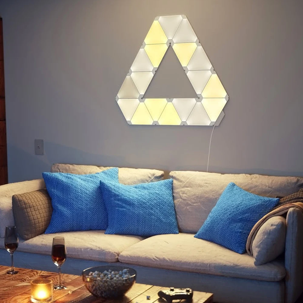 Original Xiaomi Nanoleaf Full Color Smart Odd Light Board Work with Mijia for Apple Homekit Google Home Custom Setting 4pcs/1box